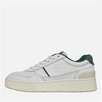 Lacoste Womens Aceclip Premium Trainers White/Green