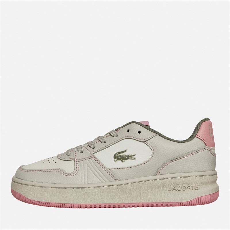 Lacoste Womens L001 Set Trainers Off White/Light Pink