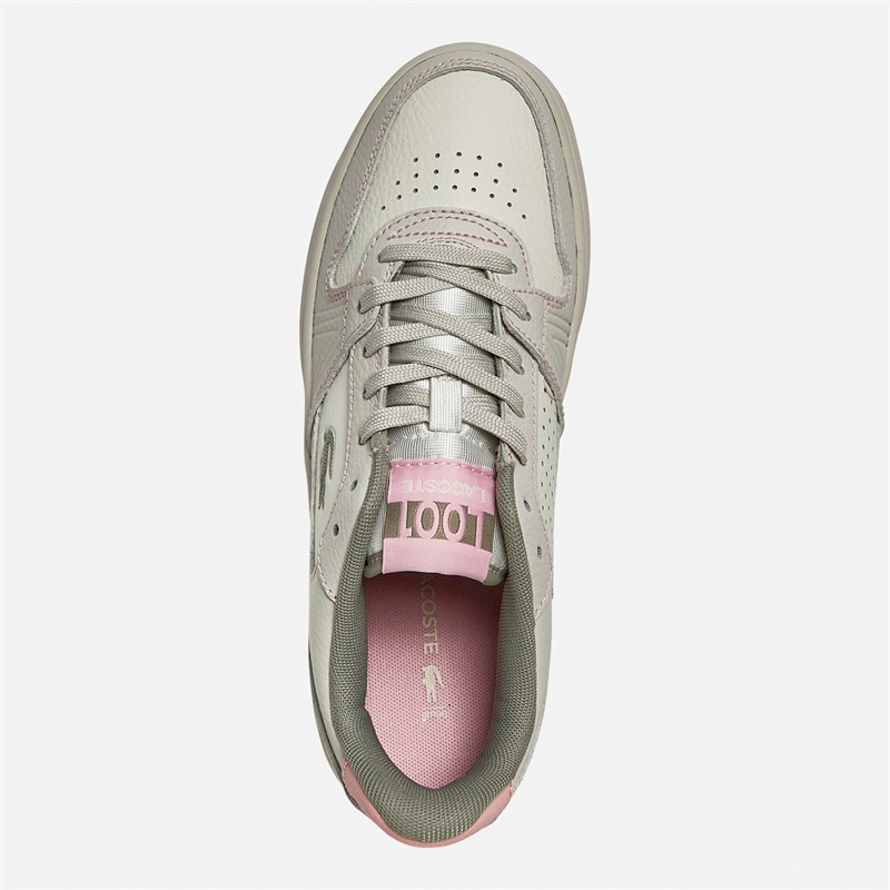 Lacoste Womens L001 Set Trainers Off White/Light Pink