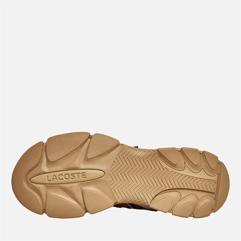 Lacoste Mens L003 Neo Trainers Brown/Light Brown