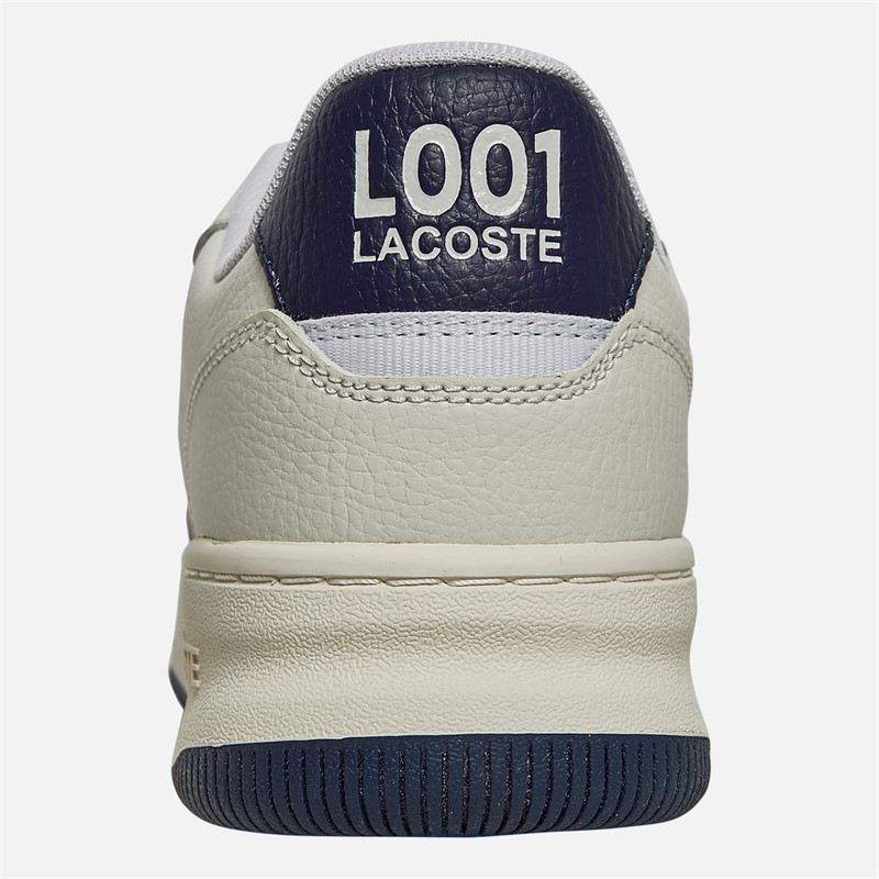 Lacoste Mens L001 Set Trainers Off White/Navy