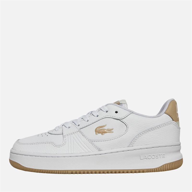 Lacoste Womens L001 Set Trainers White/Natural