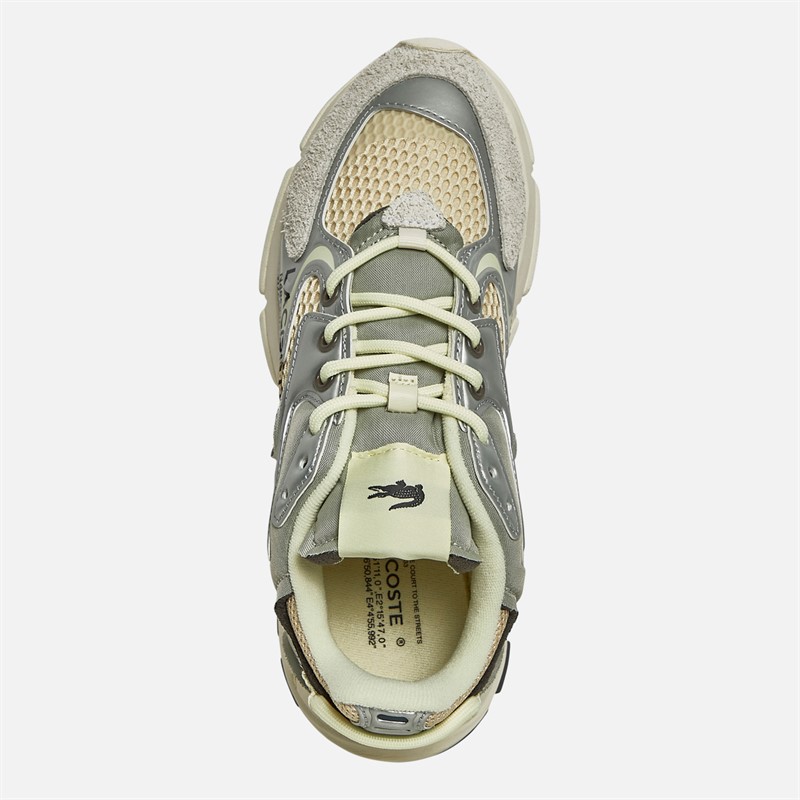 Lacoste Womens L003 Neo Trainers Light Tan/Light Yellow