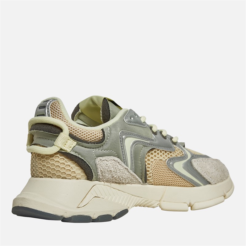 Lacoste Womens L003 Neo Trainers Light Tan/Light Yellow
