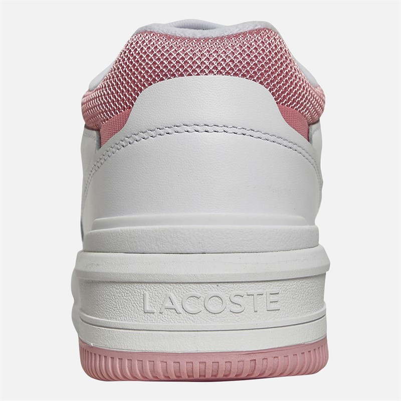 Lacoste Womens Lineshot Trainers White/Light Pink