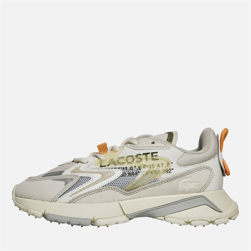 Lacoste Womens L003 Neo Tech Trainers Off White/Off White