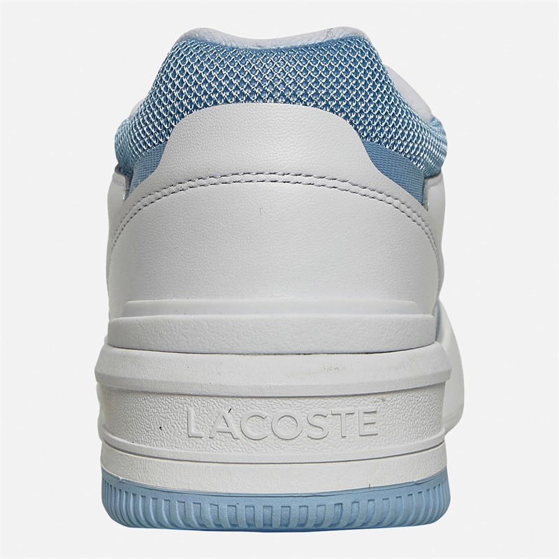 Lacoste Womens Lineshot Trainers White/Light Blue