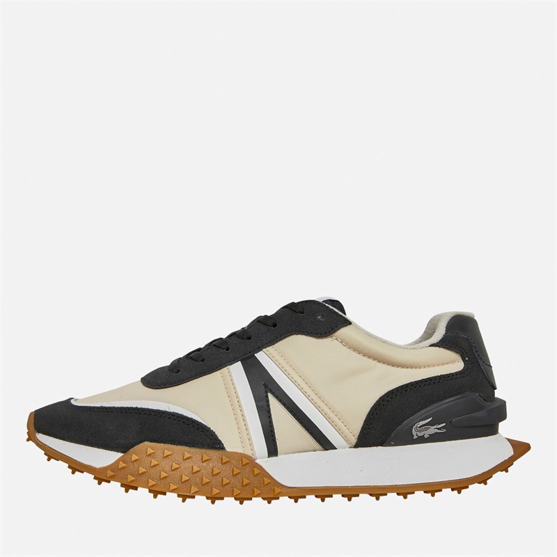 Lacoste Mens L-Spin Deluxe Trainers Black/Off White