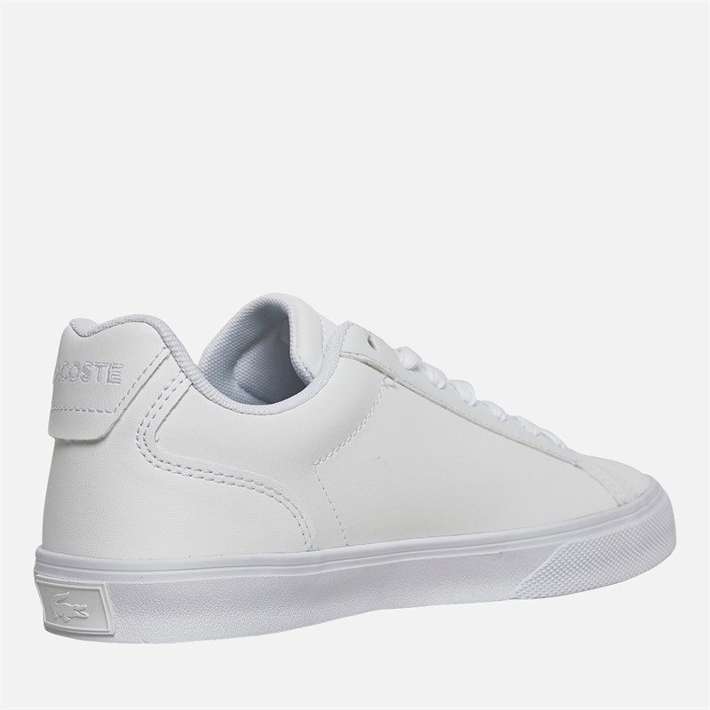 Lacoste Womens Lerond Pro Trainers White/White