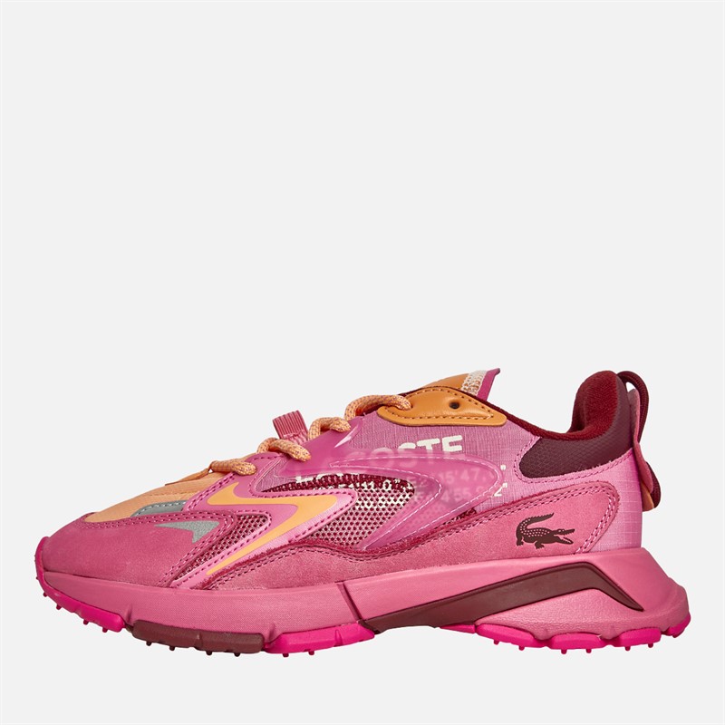 Lacoste Womens L003 Neo Tech Trainers Pink/Light Orange