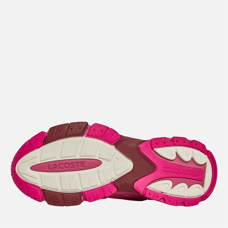Lacoste Womens L003 Neo Tech Trainers Pink/Light Orange