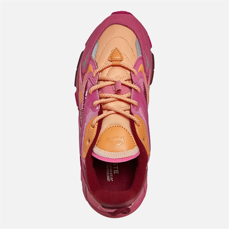 Lacoste Womens L003 Neo Tech Trainers Pink/Light Orange