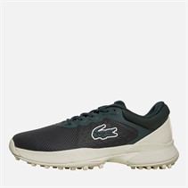 Lacoste Womens Golf Point Golf Shoes Dark Green/Off White