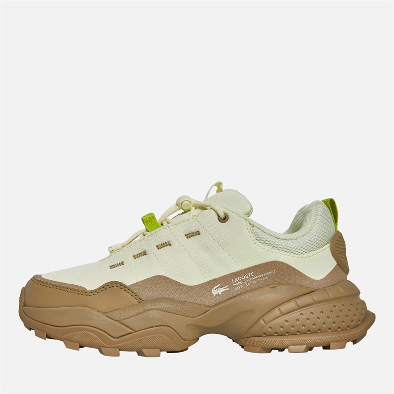 Lacoste Womens L-Guard Breaker CT Trainers Light Yellow/Light Brown
