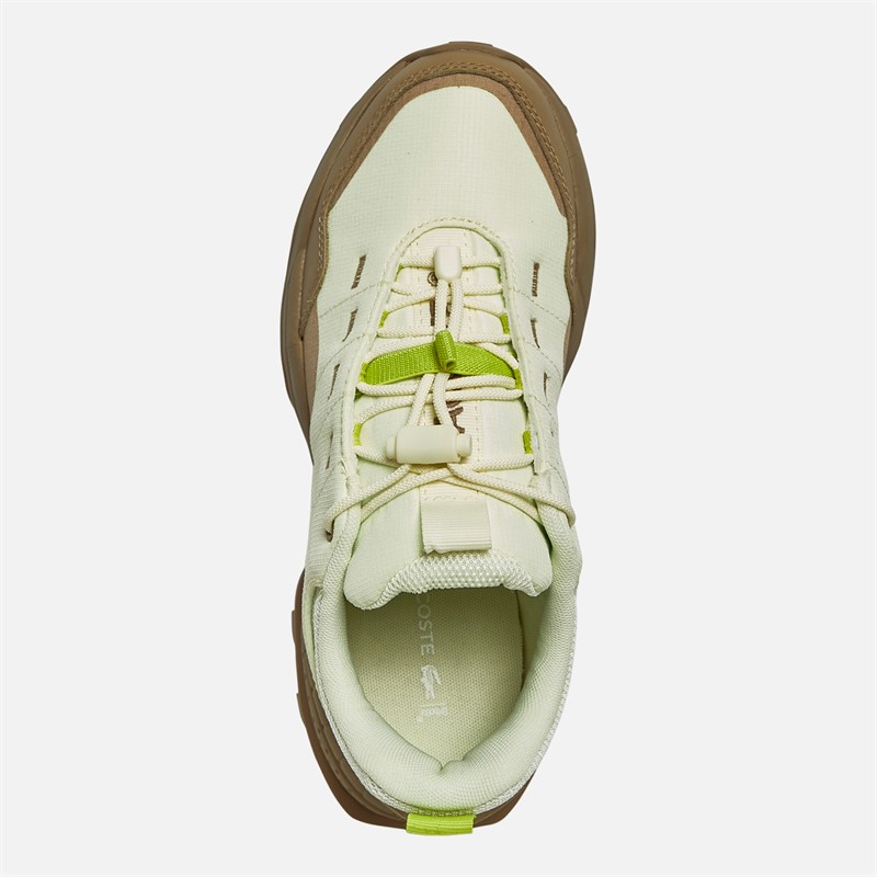 Lacoste Womens L-Guard Breaker CT Trainers Light Yellow/Light Brown