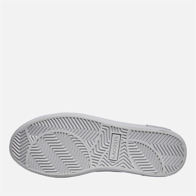 Lacoste Womens Powercourt Trainers White/Light Brown