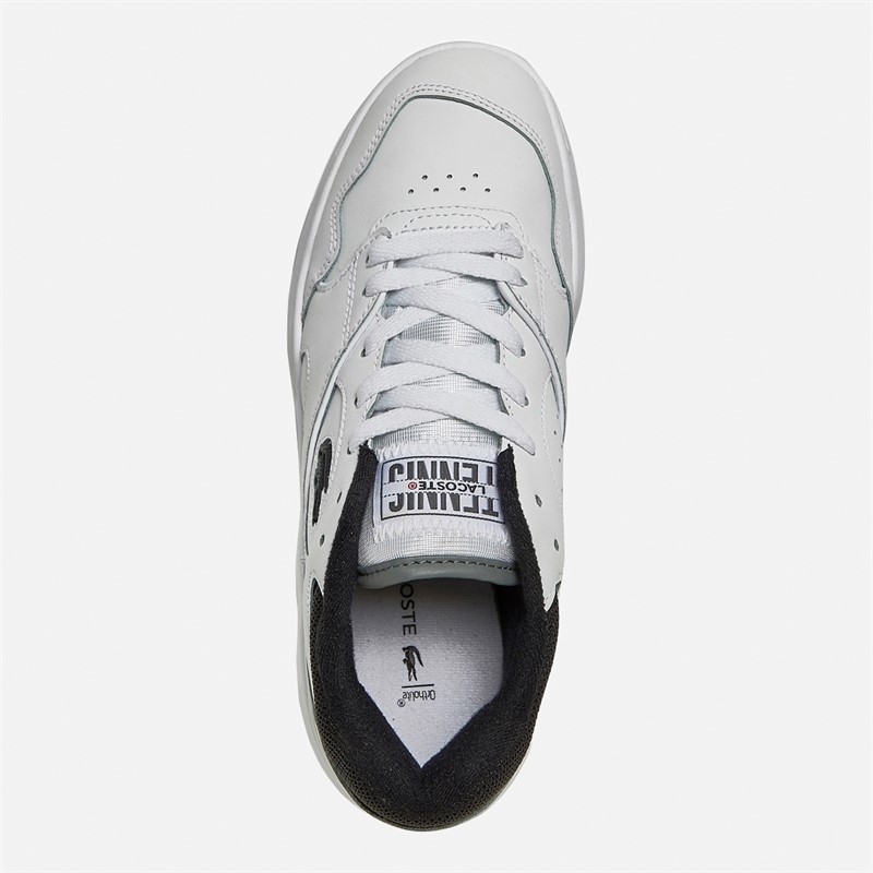 Lacoste Womens Lineshot Trainers White/Black