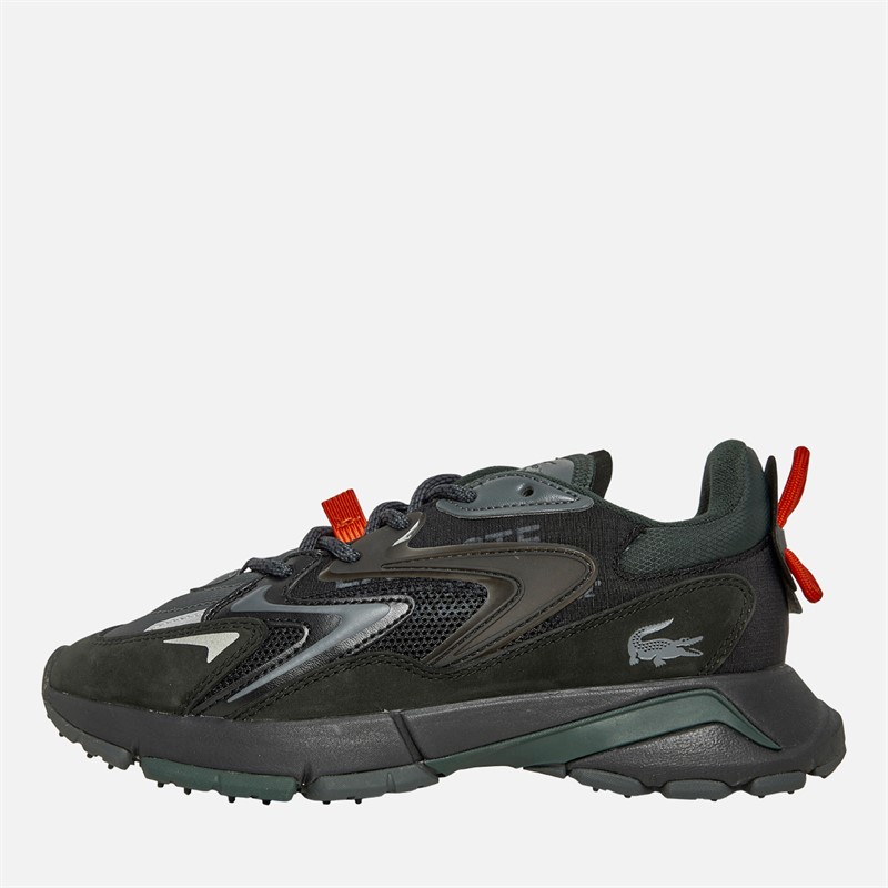 Lacoste Womens L003 Neo Tech Trainers Black/Orange