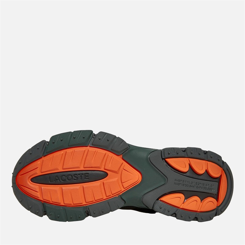 Lacoste Womens L003 Neo Tech Trainers Black/Orange