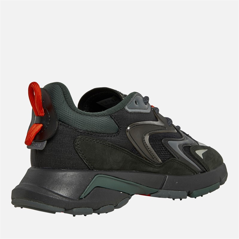 Lacoste Womens L003 Neo Tech Trainers Black/Orange