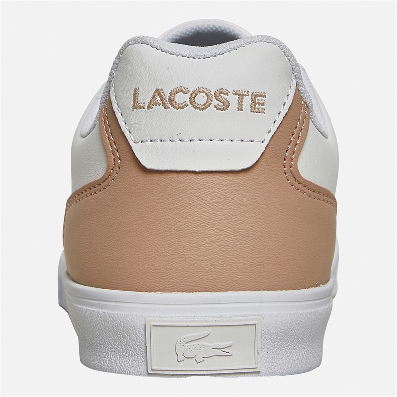 Lacoste Womens Lerond Pro Trainers White/Light Pink