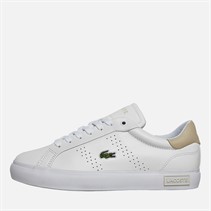 Lacoste Womens Powercourt 2.0 Trainers White/Off White