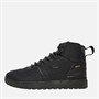 Lacoste Mens T-Clip Winter Mid Trainers Black/Black