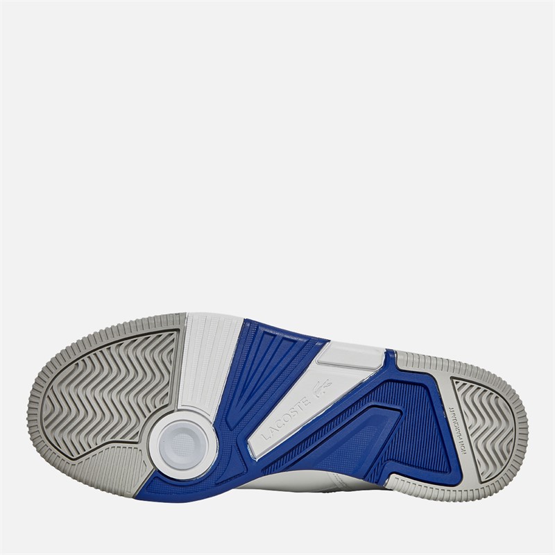 Lacoste Mens Lineshot Trainers White/Blue
