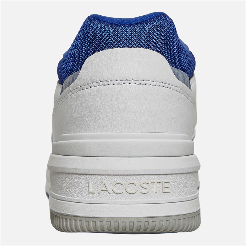 Lacoste Mens Lineshot Trainers White/Blue