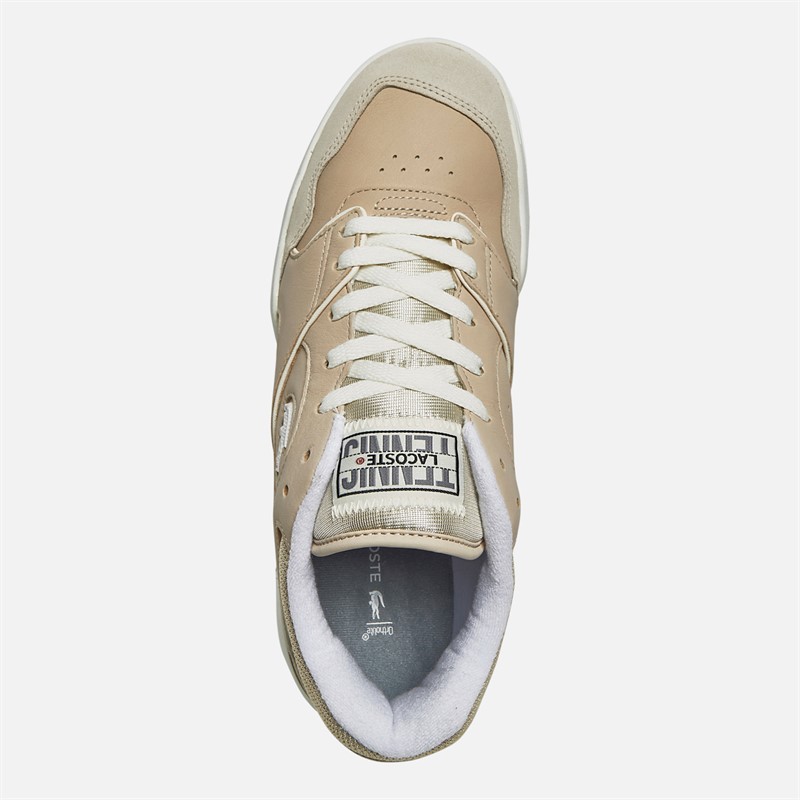 Lacoste Mens Lineshot Trainers Off White/Light Grey