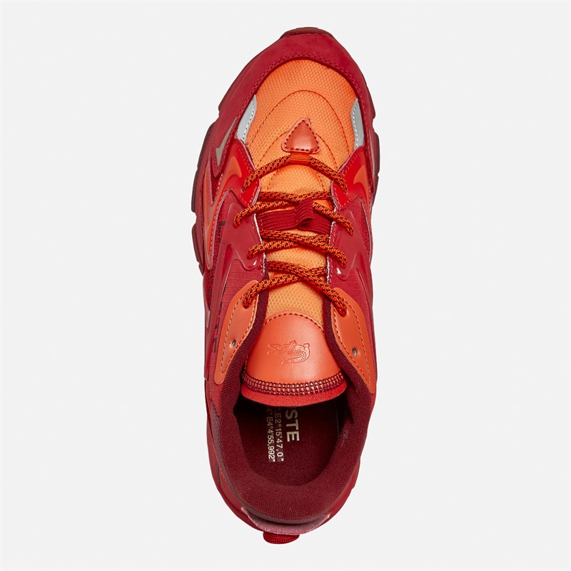 Lacoste Mens L003 Neo Tech Trainers Red/Orange