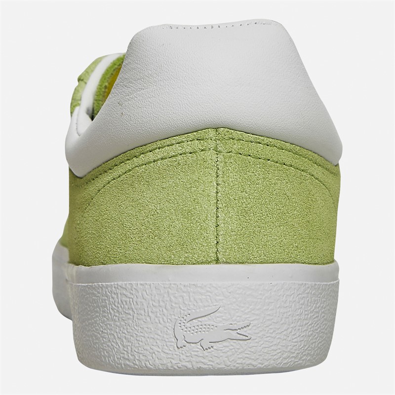 Lacoste Womens Baseshot Trainers Light Green/White
