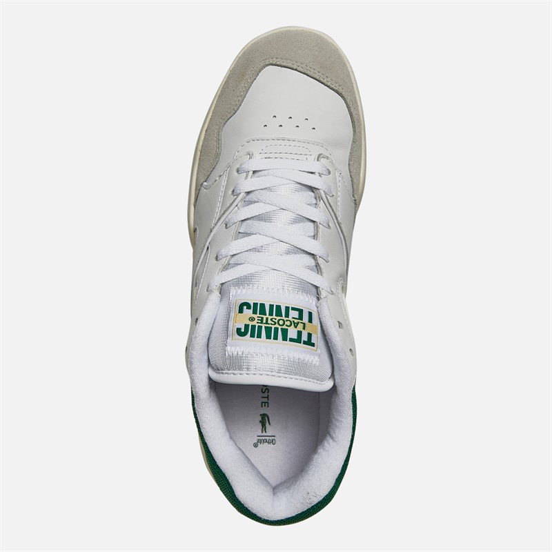 Lacoste Mens Lineshot Trainers White/Green