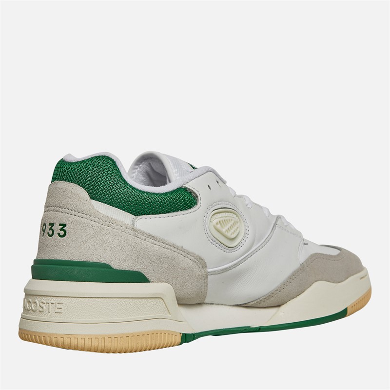 Lacoste Mens Lineshot Trainers White/Green