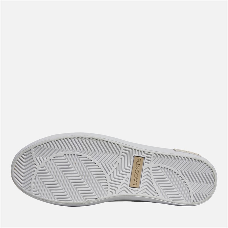 Lacoste Mens Powercourt 2.0 Trainers White/Off White