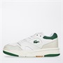 Lacoste Junior Boys Lineshot Trainers Off White/Green