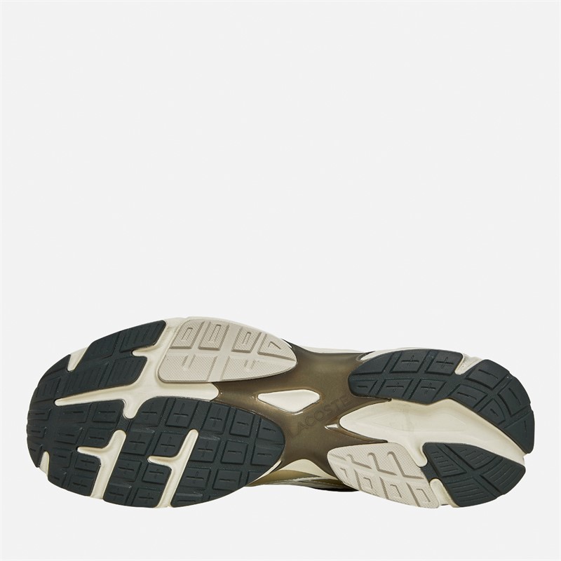 Lacoste Mens Storm 96 2K Trainers Off White/Dark Green