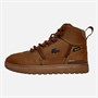 Lacoste Mens T-Clip Winter Mid Trainers Brown/Brown