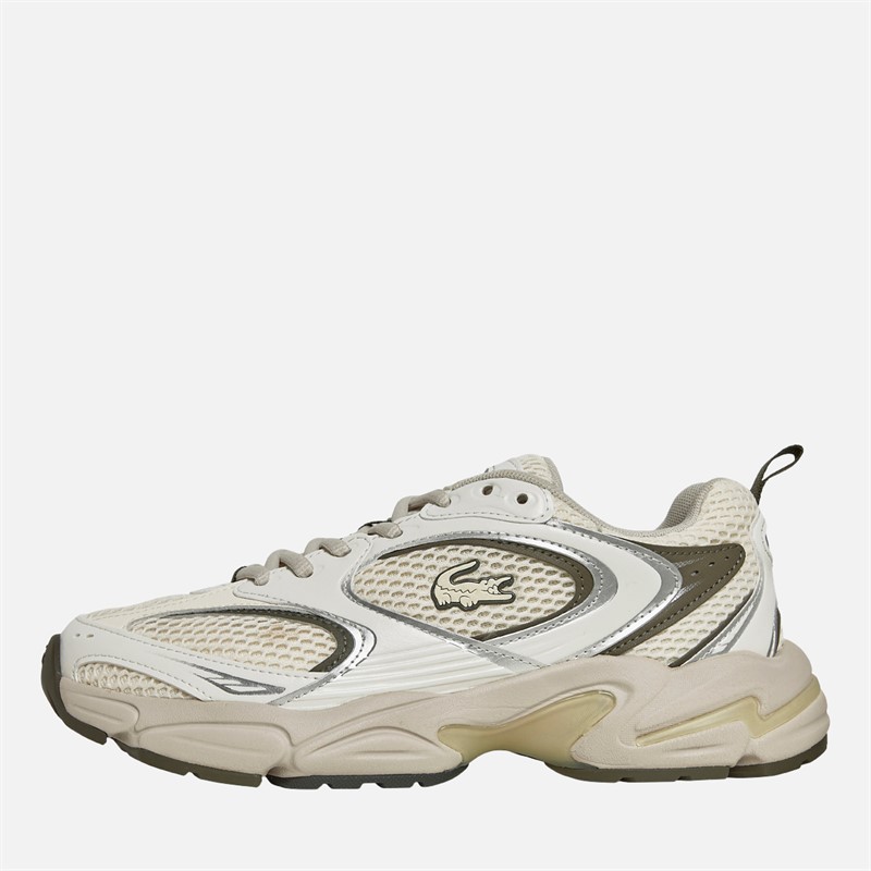 Lacoste Womens Storm 96 2K Trainers Off White/Khaki