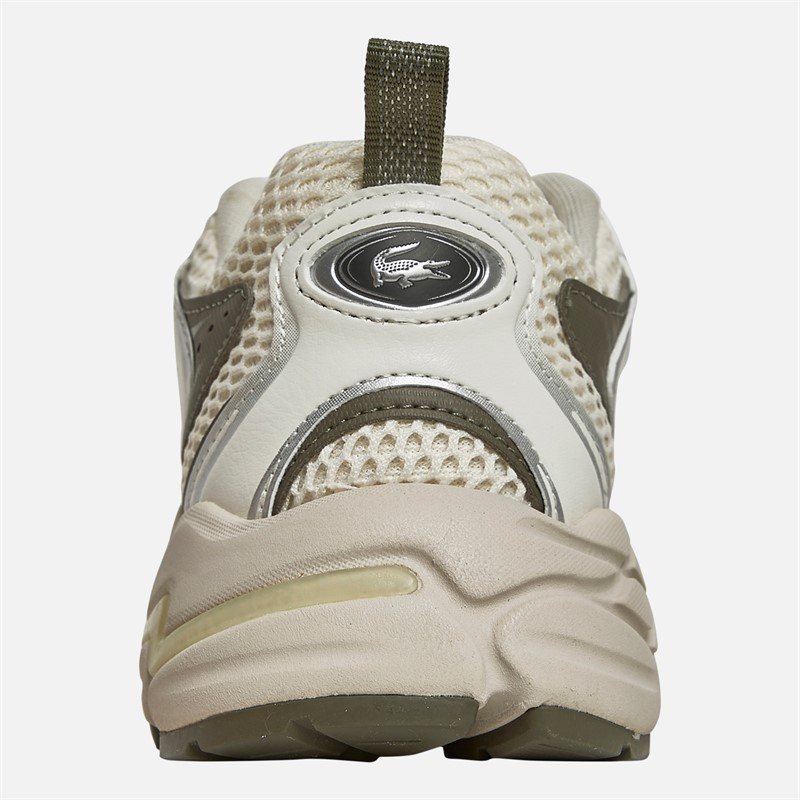 Lacoste Womens Storm 96 2K Trainers Off White/Khaki