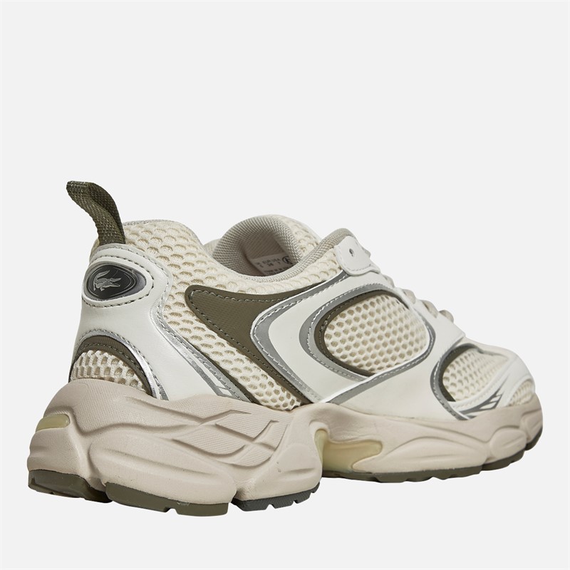 Lacoste Womens Storm 96 2K Trainers Off White/Khaki