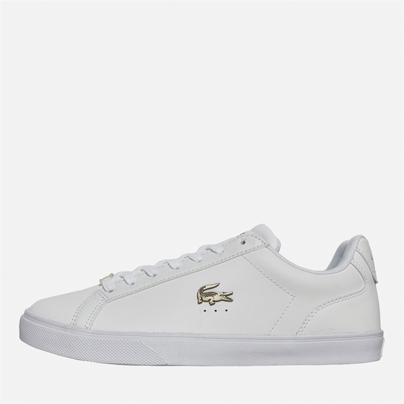 Lacoste Mens Lerond Pro Trainers White/White