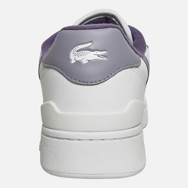 Lacoste Womens T-Clip Set Trainers White/Light Purple
