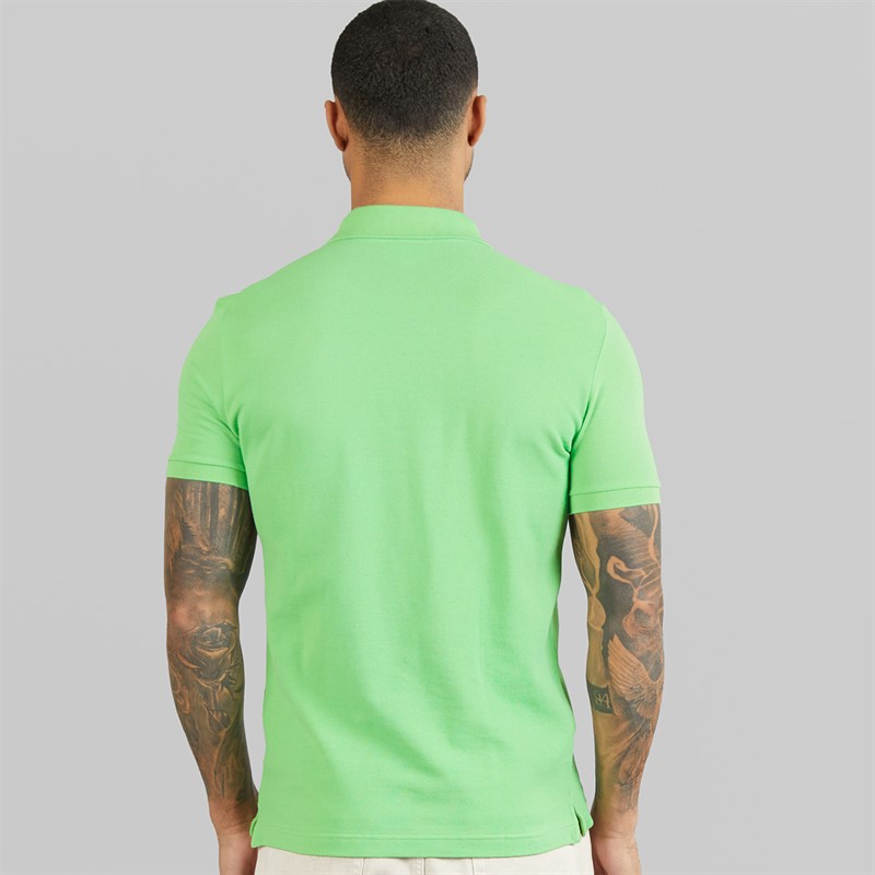 Lacoste Mens Slim Fit Polo Shirt Shirt Green