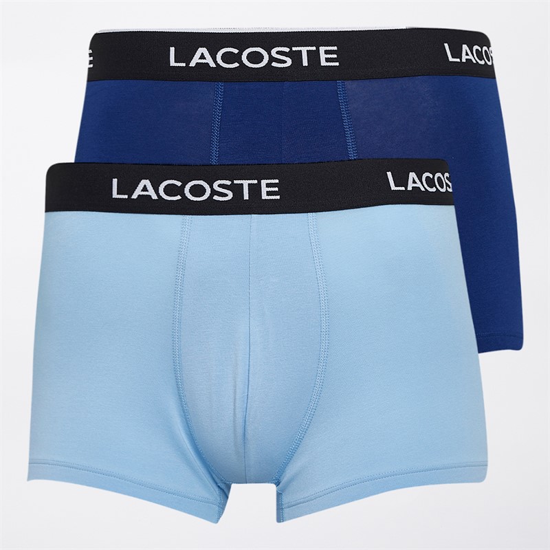 Lacoste Mens Two Pack Boxer Trunks 8LC