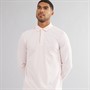 Lacoste Mens Long Sleeve Polo Flamingo