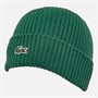 Lacoste Mens Beanie Green