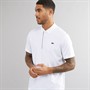 Lacoste Mens Polo White/Navy Blue