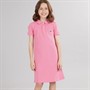 Lacoste Girls Polo Dress Reseda Pink