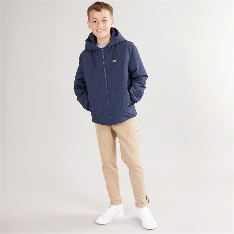 Lacoste Boys Jacket Navy Blue